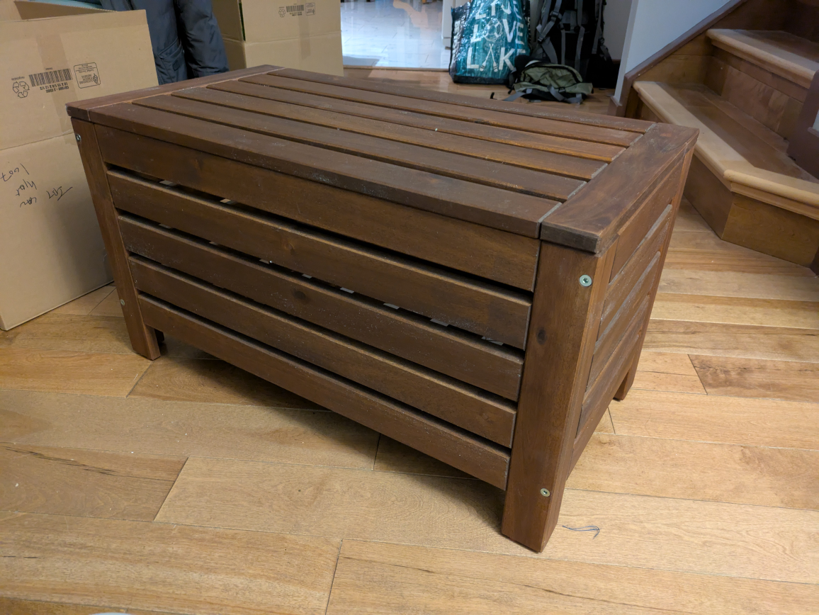 Wooden Storage Bench/Crate - photo 2