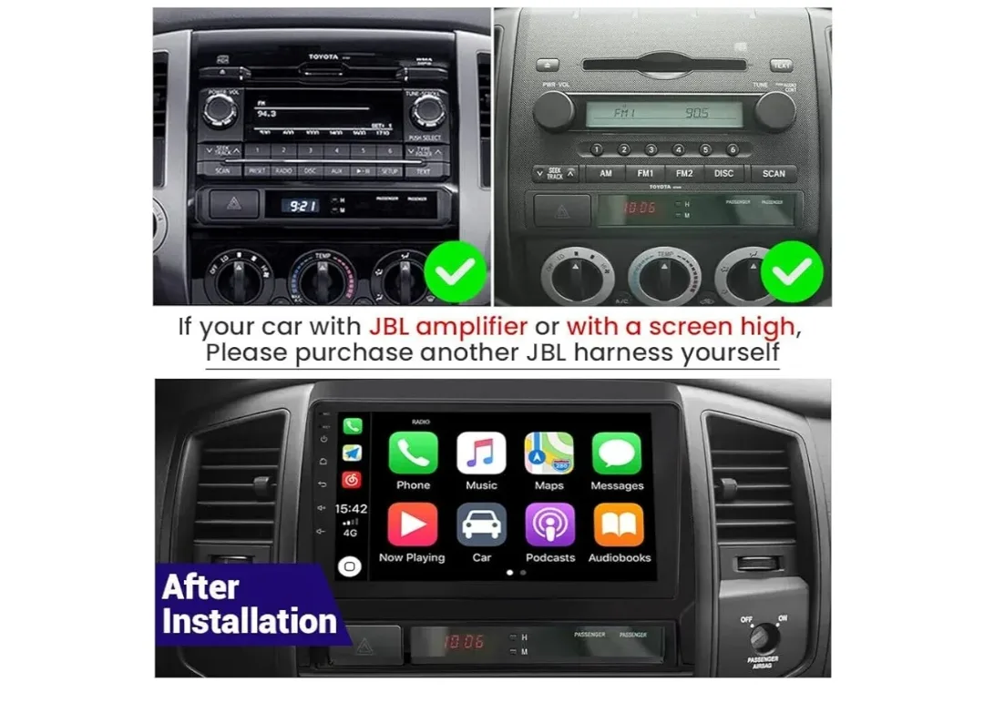 Car Radio Stereo for Toyota Tacoma 2005-2013 Android 13 9 Inch image indicator(2)