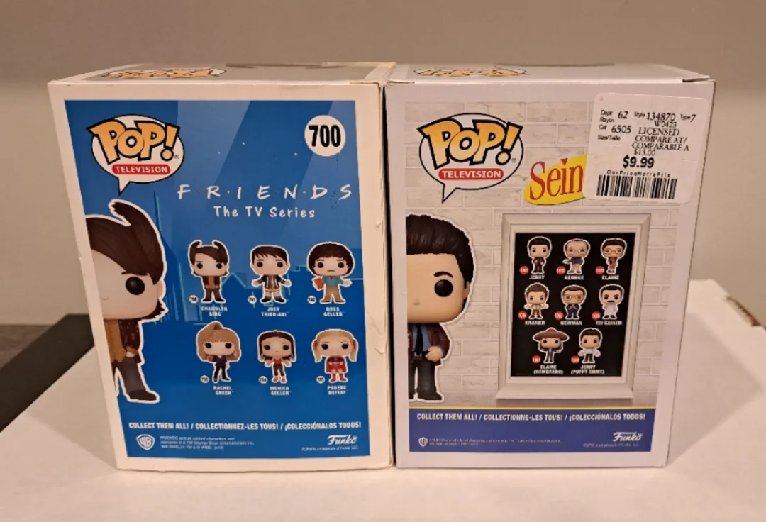 Friends 🤝 & Seinfeld 🎤 Funko Pop! Chandler Bing & Jerry Seinfeld image indicator(3)