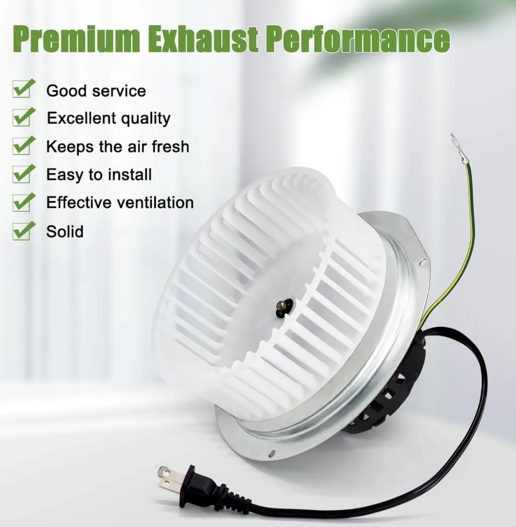 Bathroom EXHAUST FAN MOTOR, NUTONE QT100, QT110, QT9093WH Series image indicator(4)