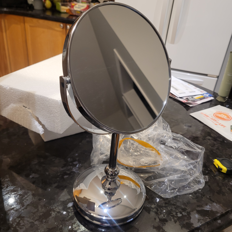 Chrome Finish Vanity Mirror