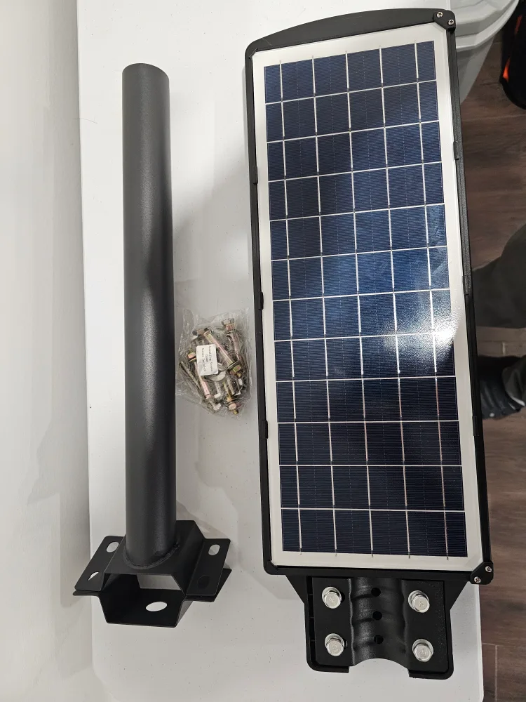 New Solar Powered LED Street Light image indicator(3)