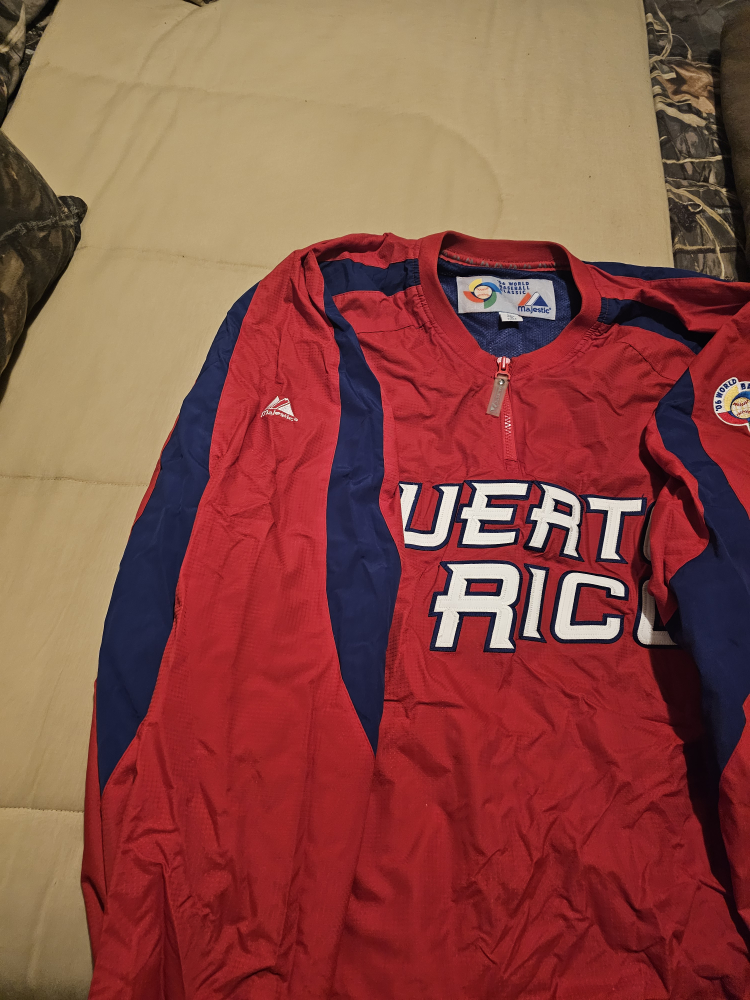 Vintage Majestic Puerto Rico Baseball Jacket - photo 3