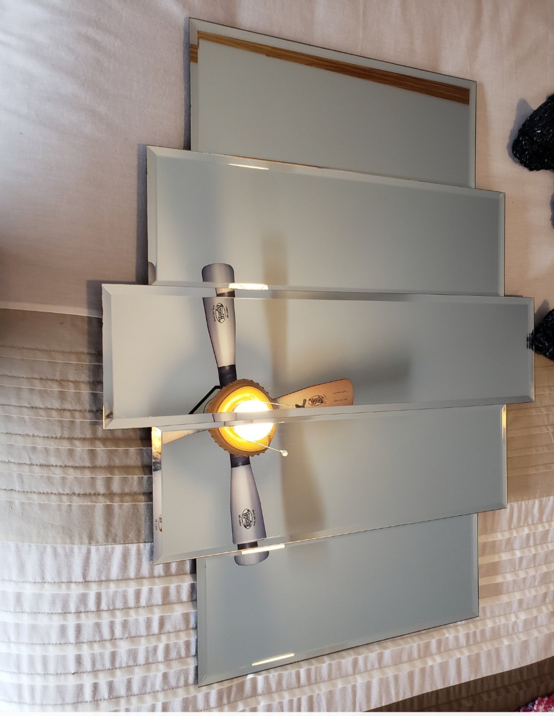 Five-Piece Modern Bevelled Mirror
