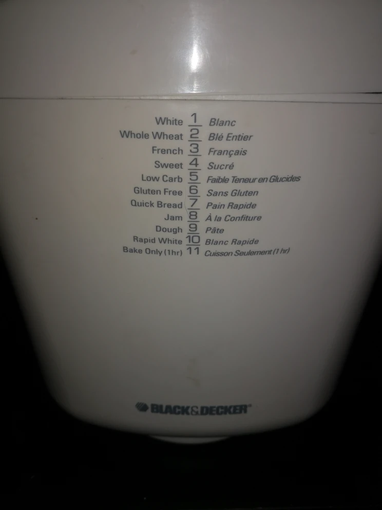 Black & Decker Bread Maker - photo 5