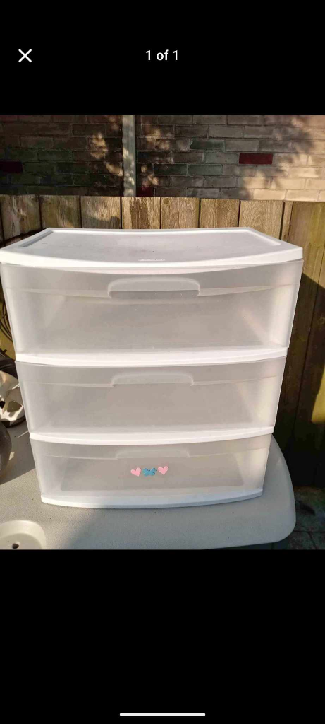 storage drawers plastic