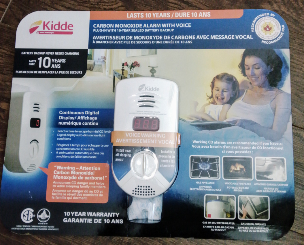 Kidde Carbon Monoxide Alarm with Voice Warning🥕🥕🥕🥕🥕