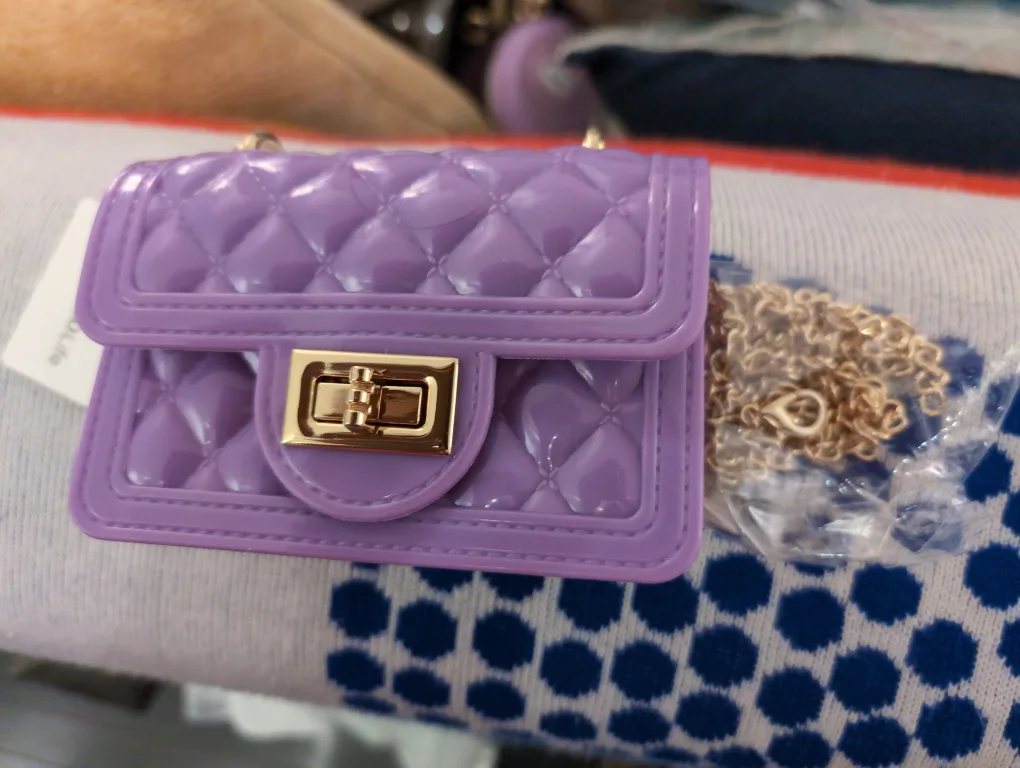 Mini Purple Jelly Bag -brand new with tags image indicator(2)