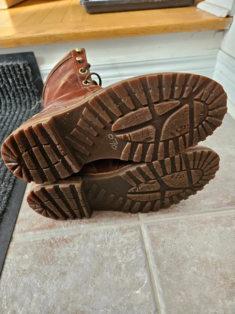 Rockport, Men Size 7,  Brown Leather Lace-Up Boots image indicator(6)