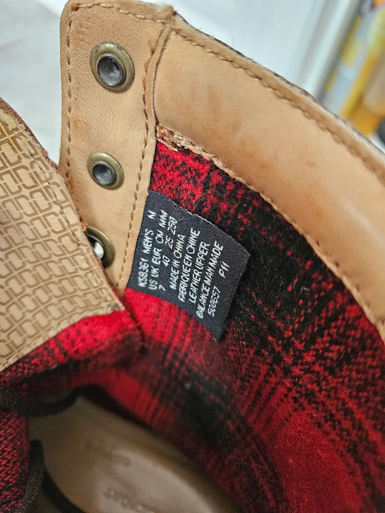 Rockport, Men Size 7,  Brown Leather Lace-Up Boots image indicator(8)