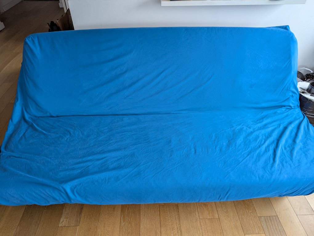 Blue Futon Sofa bed