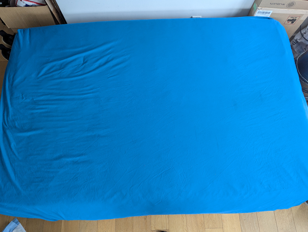 Blue Futon Sofa bed - photo 2
