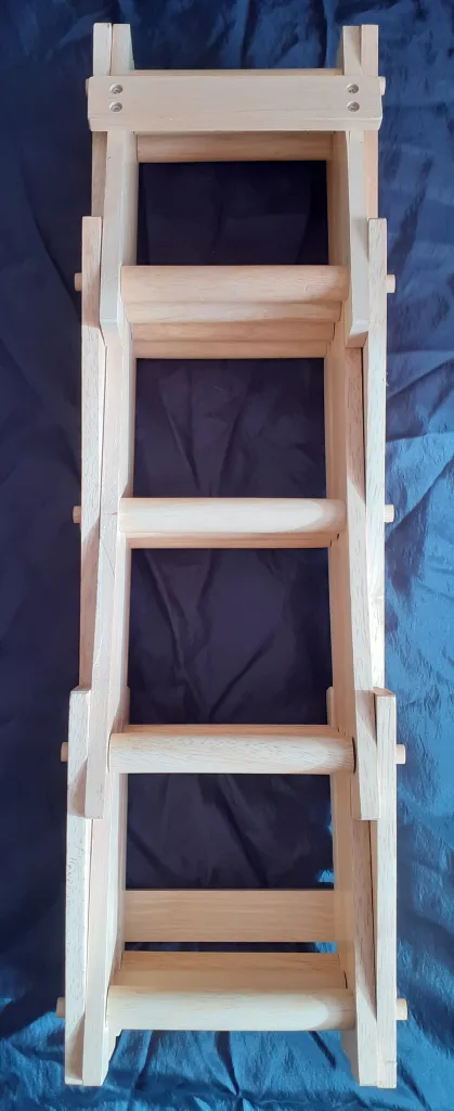 Wine Rack Solid Wood Foldable image indicator(2)