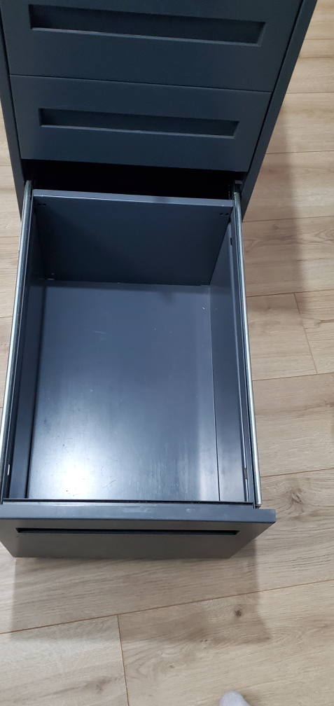 Three-Drawer Metal Filing Cabinet - photo 2