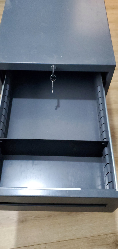 Three-Drawer Metal Filing Cabinet - photo 3