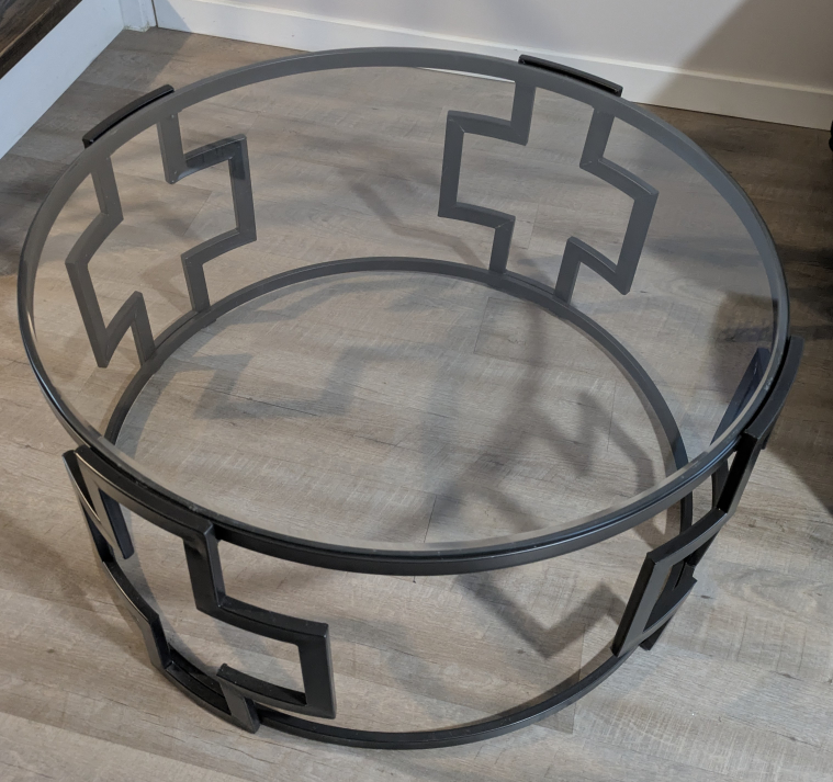 Round Glass Coffee Table - photo 3