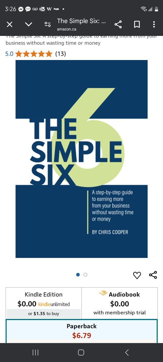 The Simple Six: A Step-by-Step Guide to Growing Your Business  🥕 - photo 2