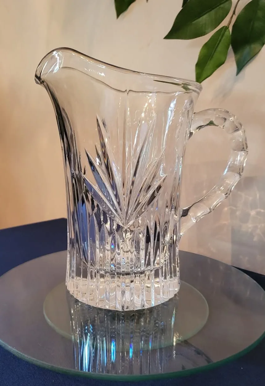 "Royal Highlights" 24% Lead Crystal 32 oz Pitcher with Handle thumbnail