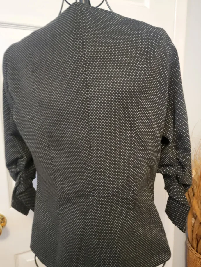 Black and White Polka Dot Blazer image indicator(2)