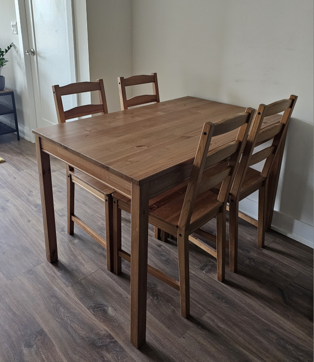 Ikea JOKKMOKK Table and 4 Chairs