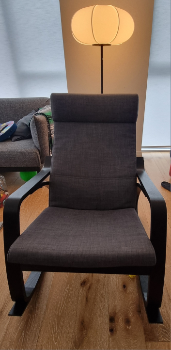 IKEA POÄNG Rocking Chair - Dark Grey - photo 2