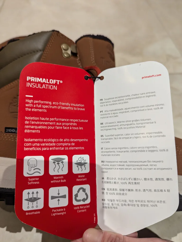 🏈 Brand New Timberland Men's Brown Primaloft Insulated Boots image indicator(5)