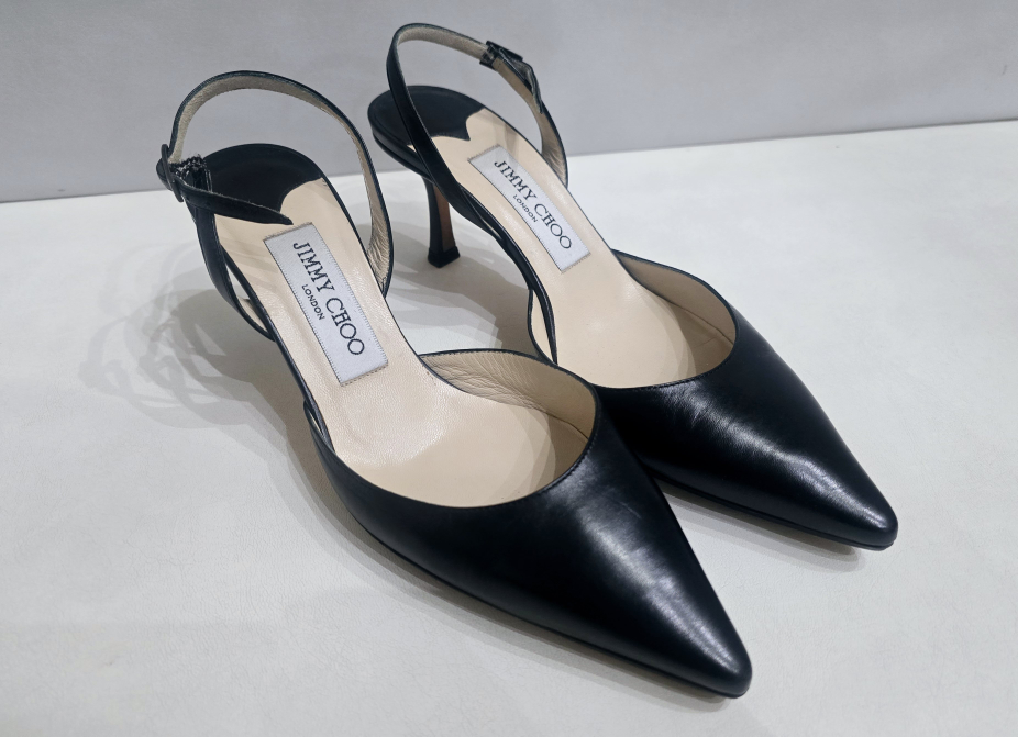 100% Authentic Jimmy Choo Slingback Heels (Size 36.5) - photo 2