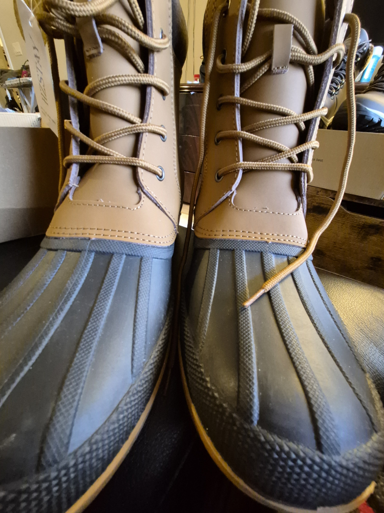 HZSTAY Men's Size 11 Brown & Black Winter Boots - photo 3