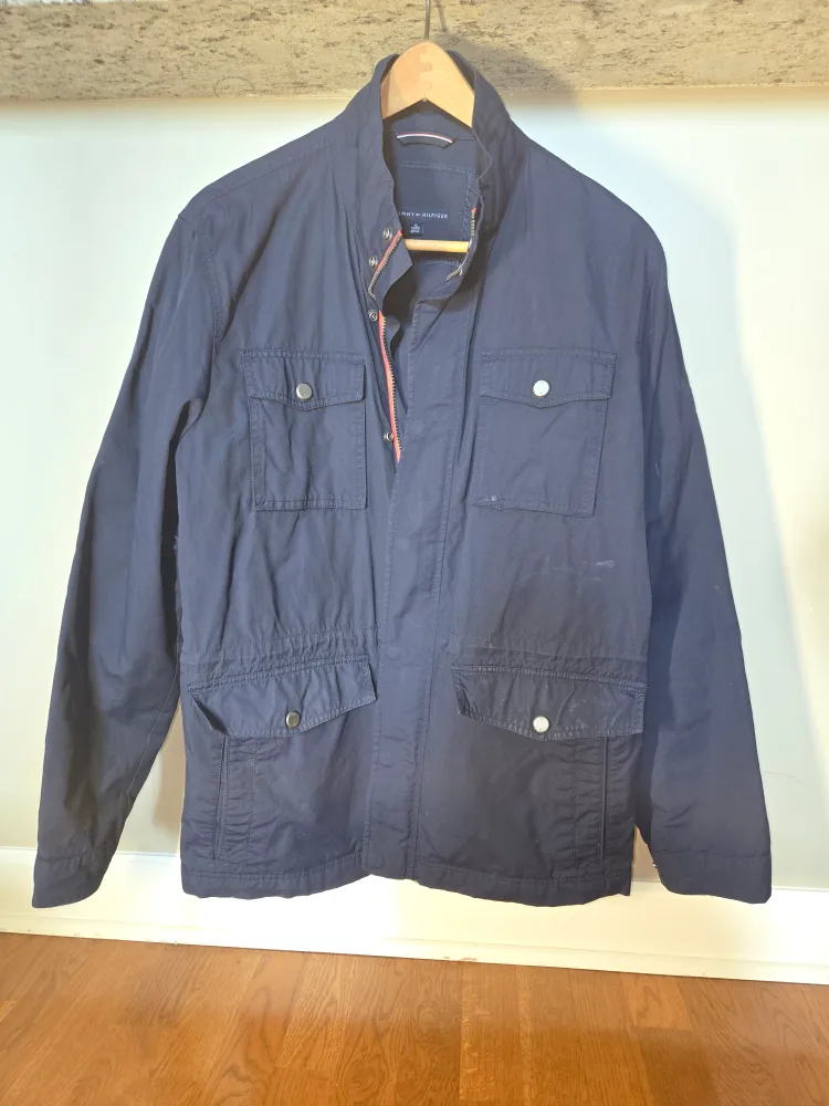 Tommy Hilfiger Men's Navy Blue Jacket Size XL image indicator(3)