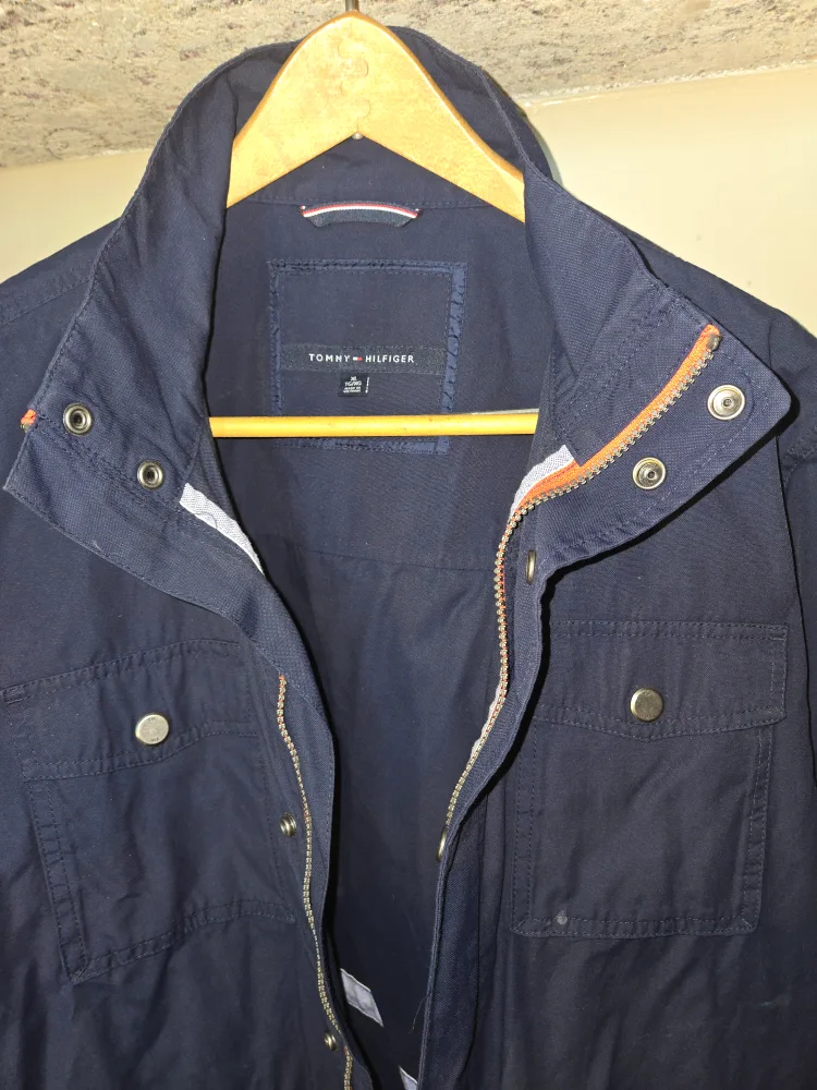 Tommy Hilfiger Men's Navy Blue Jacket Size XL image indicator(5)
