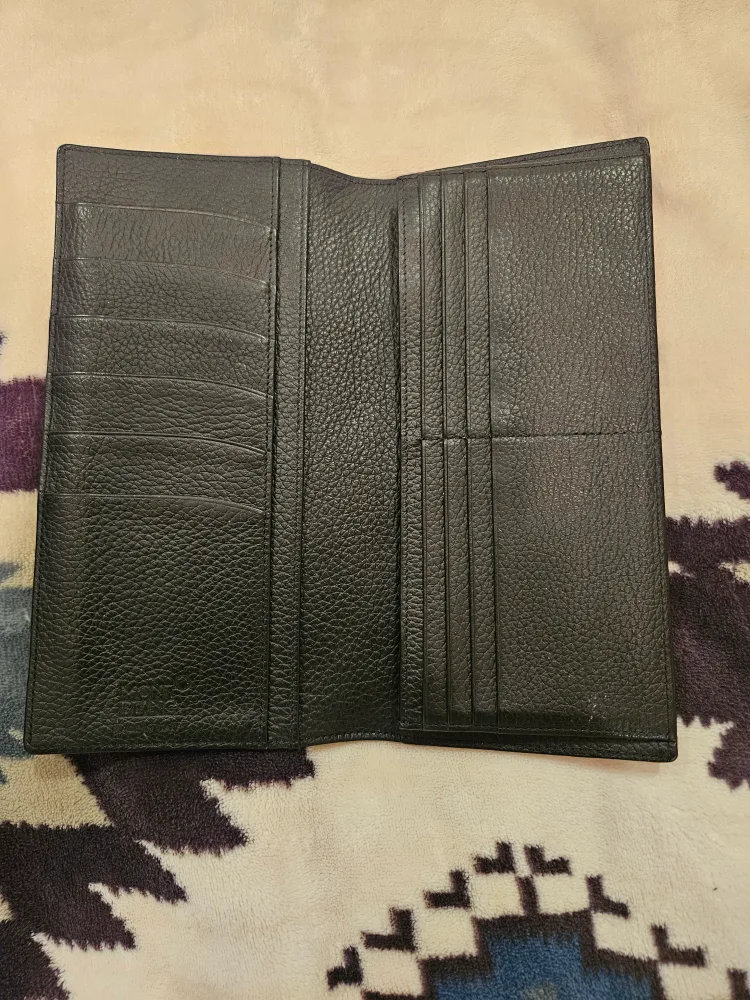 Montblanc Black Leather Wallet image indicator(2)