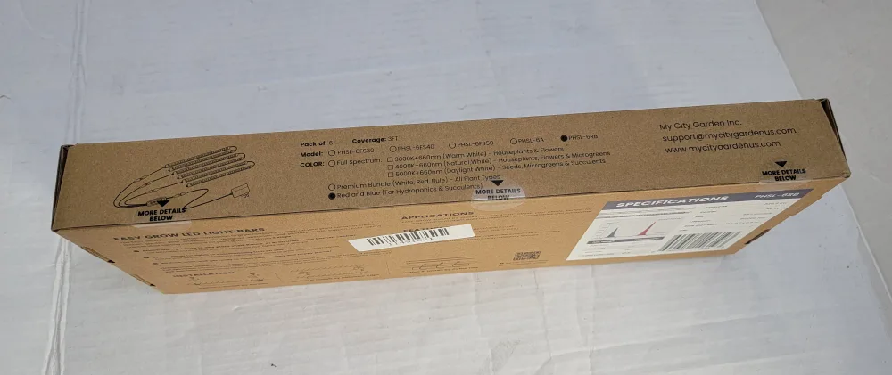 Easy Grow LED Light Bars – 16'' Sunlike Grow Lamps, 6-Pack image indicator(10)