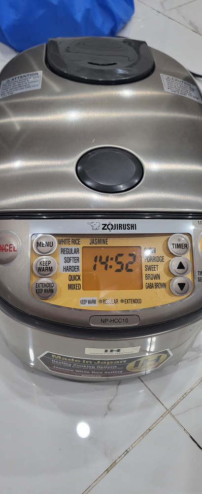 Zojirushi NP-HCC10 Induction Heating Rice Cooker & Warmer - photo 2