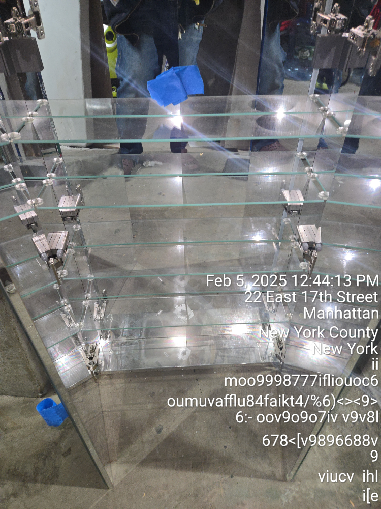 Glass Display Case Shelves/mirrored medicine cabinet