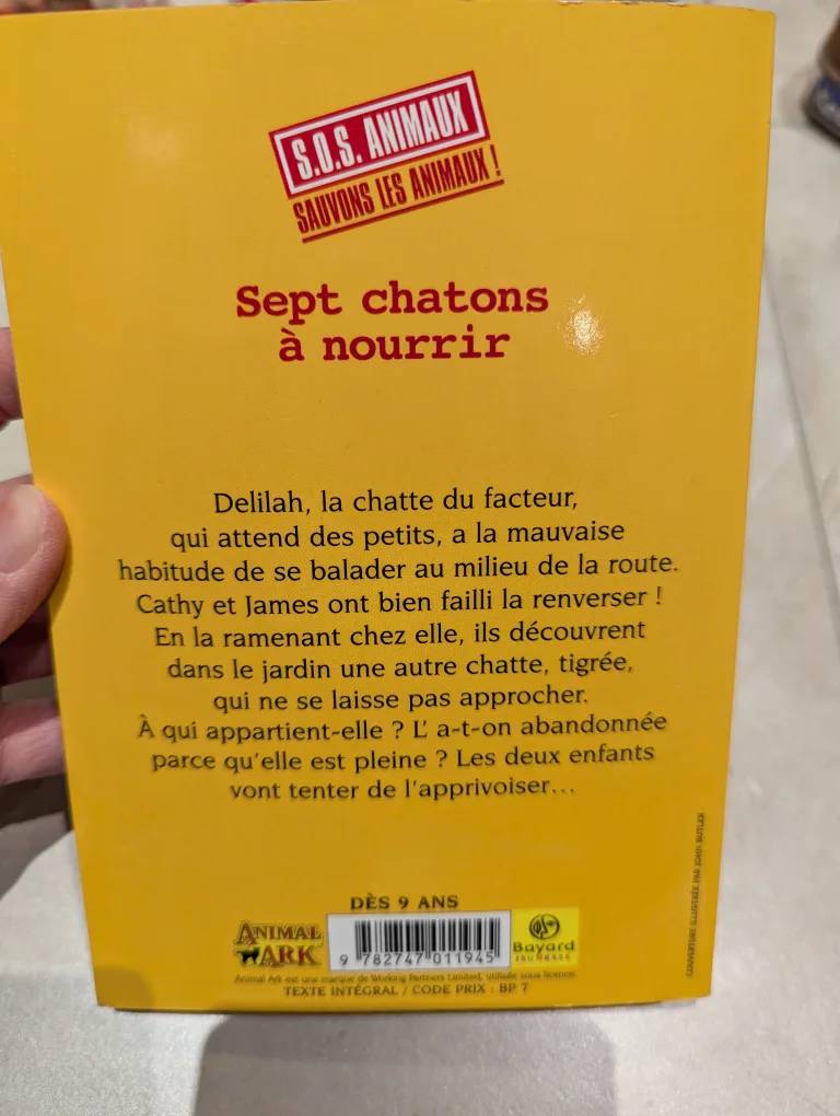 🏈 Sept chatons à nourrir - French children's book image indicator(2)