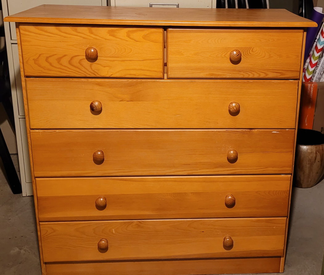 Solid Wood 6-Drawer Chest