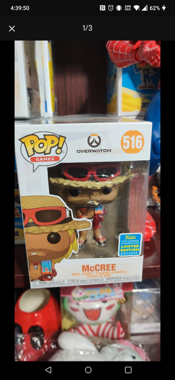 Overwatch McCree Pop! Games Vinyl Figure #516