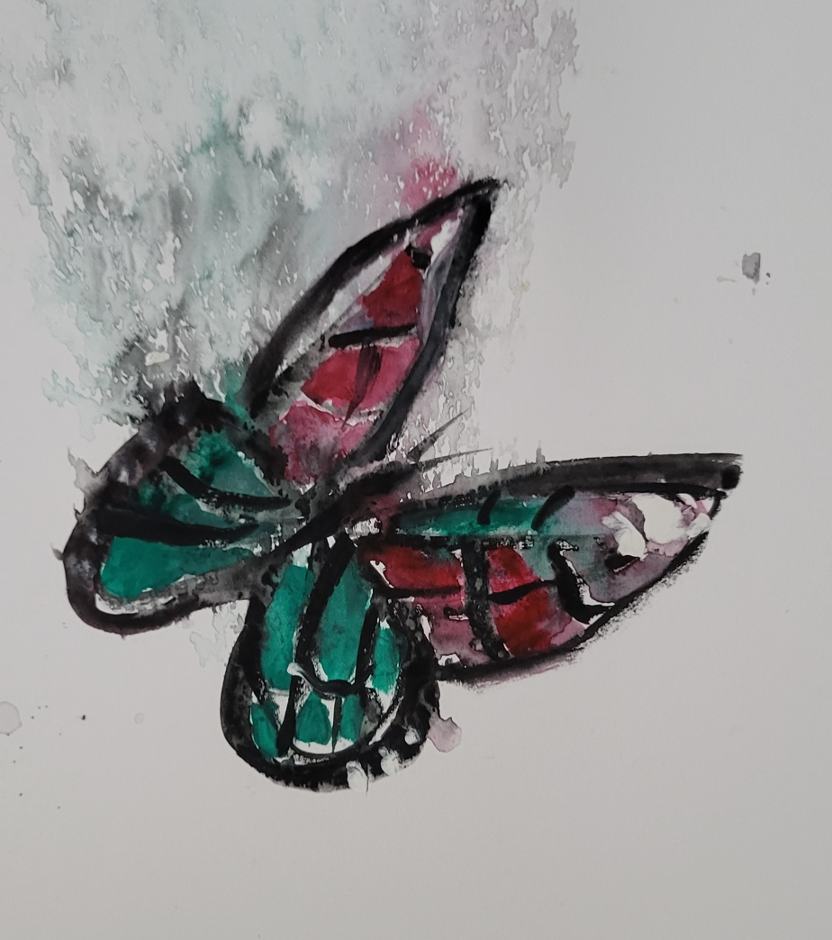 Five Unique Alcohol Ink Paintings - photo 4