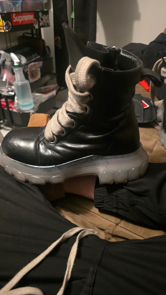 Rick Owens Tractor Sole Bozo Boots sz43 eqv image indicator(2)