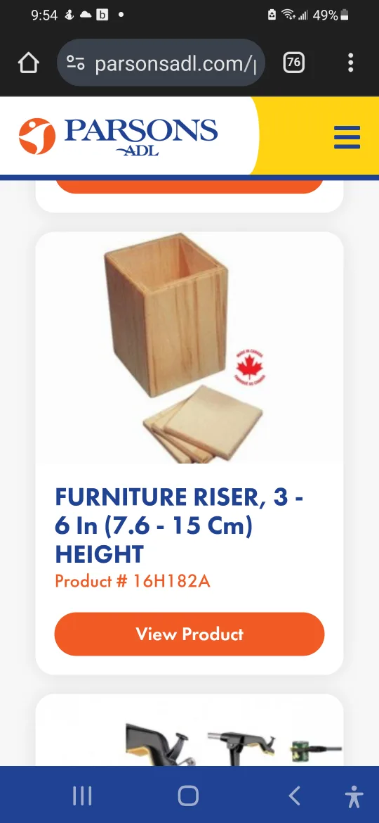 Parsons Furniture Risers - Set of Four image indicator(8)