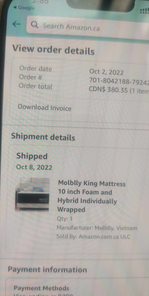 Molblly King Mattress - 10 inch Foam and Hybrid - photo 2