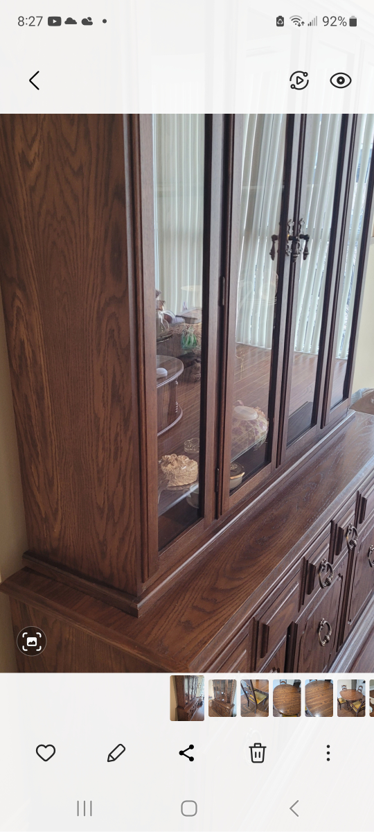 Oak Dining suite - photo 2