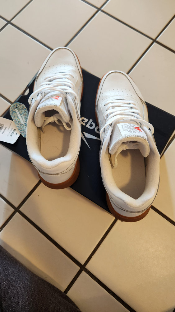 Reebok Workout Plus Vintage White Leather  - Men's Size 9.5 - photo 4