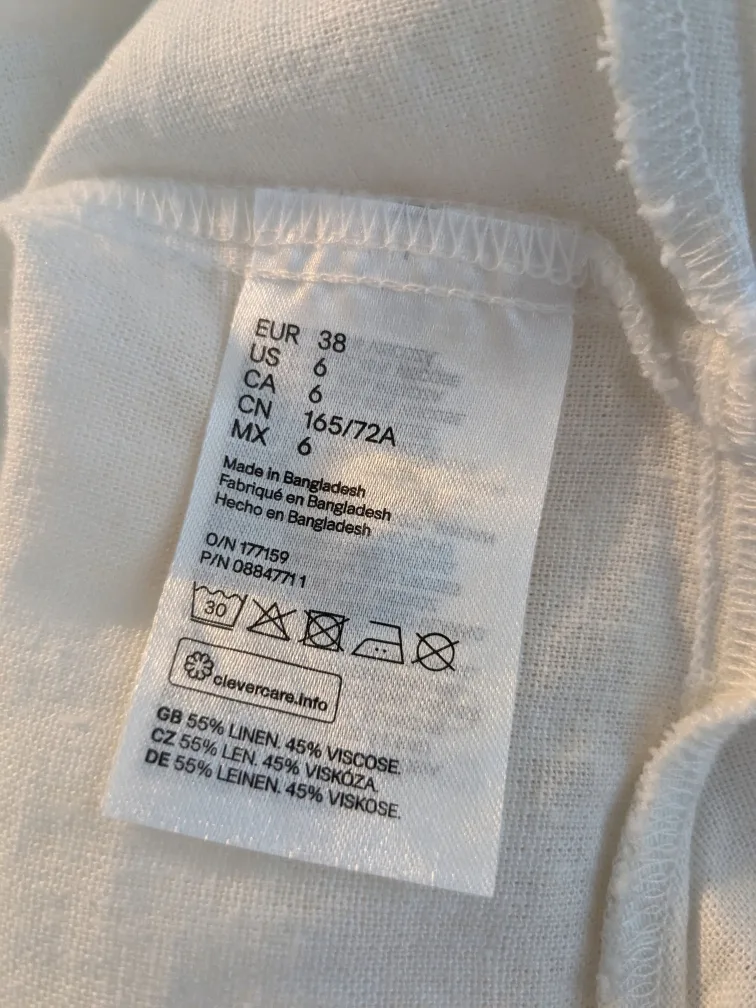 BNWT Linen-blend Wrap Skirt image indicator(4)