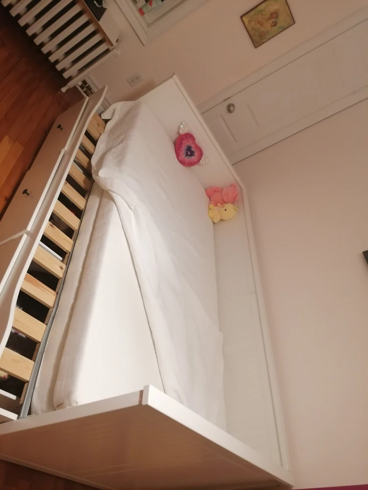 White IKEA Day Bed with Storage