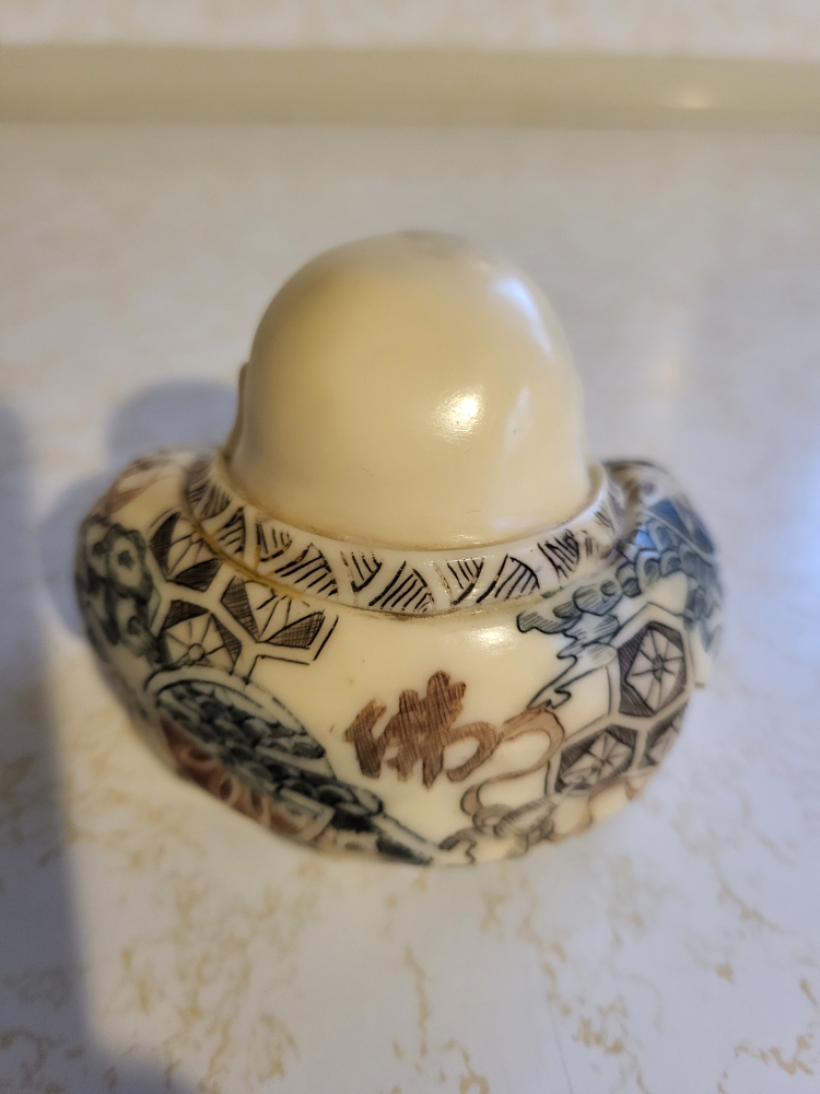 Collectible Carved Laughing Buddha Figurine - photo 2
