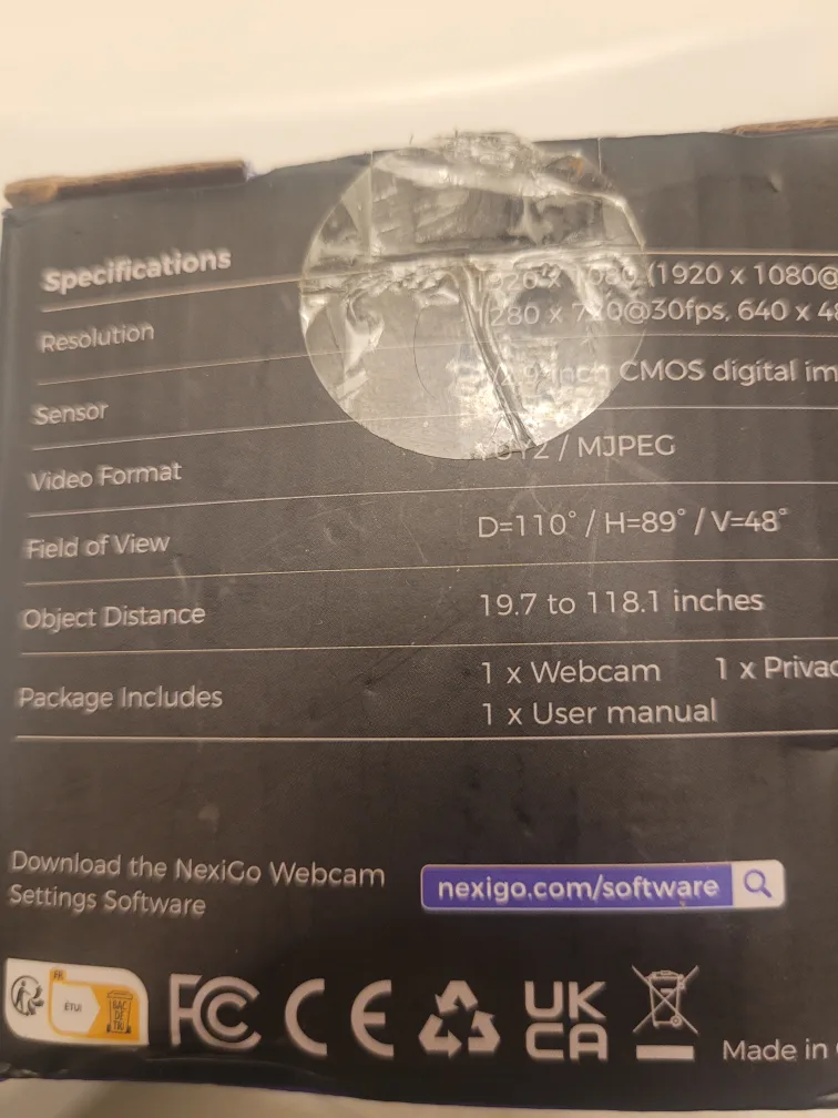 🏈    📷 NexiGo N60 1080p full HD Webcam w/ Mic image indicator(2)