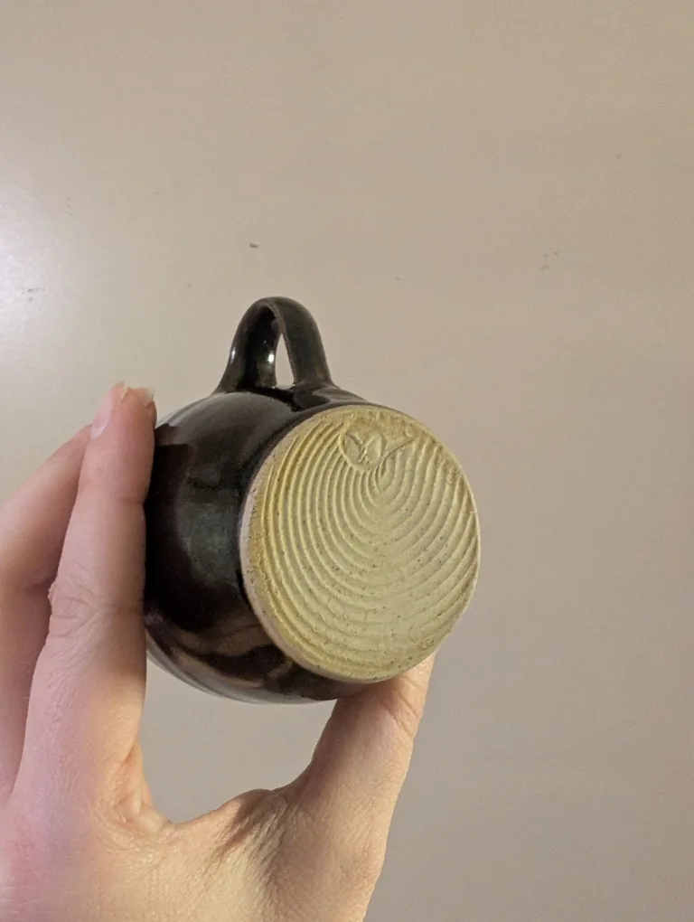 Set of Pottery Mugs and Saucers image indicator(3)