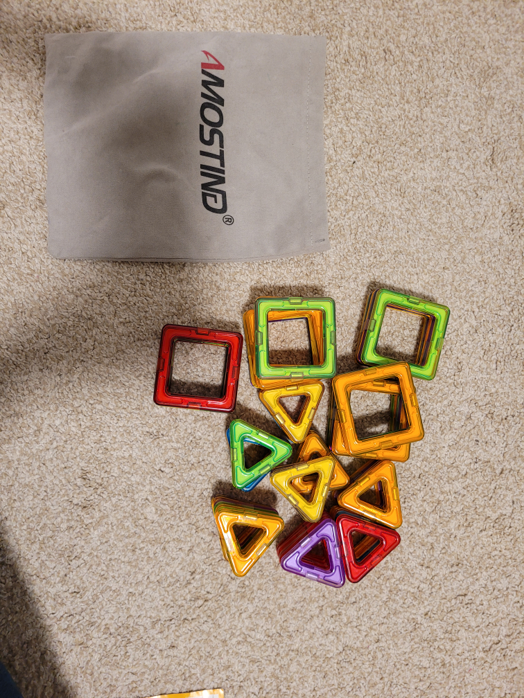 AMOSDING Magnetic Building Blocks - 64 Pieces - photo 2