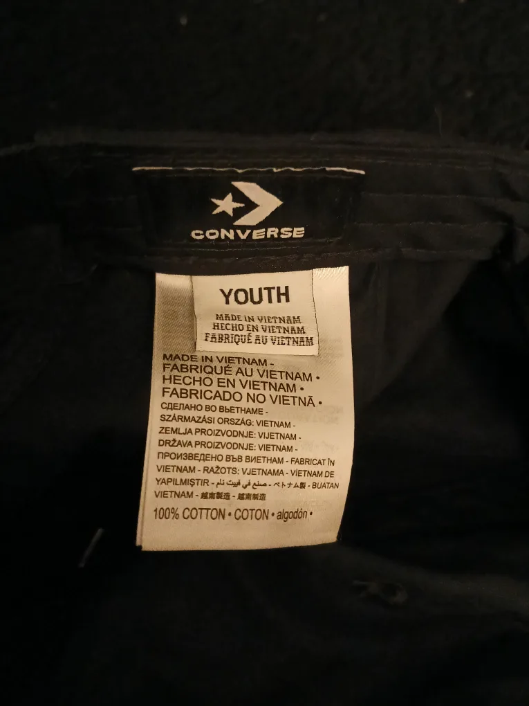 Converse Youth Black Baseball Cap image indicator(2)